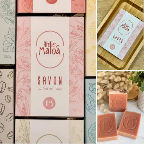 Savon La vie en rose