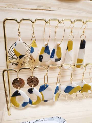 Bijoux en argile polymre